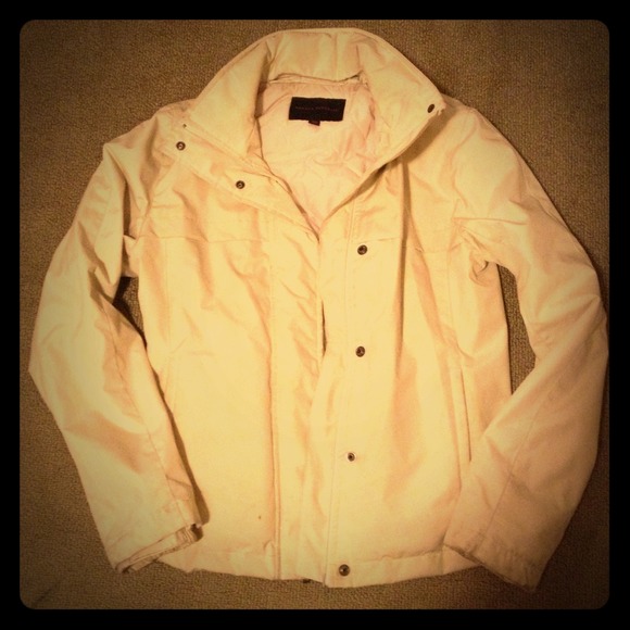 Sold- Beige jacket with quilted inner lining