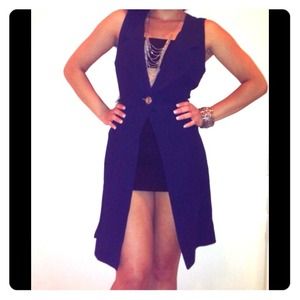 💢💢💢💢 sold 💢💢💢💢Navy long blazer