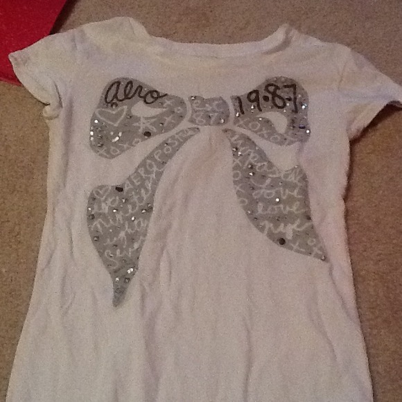 Aeropostale bow t shirt