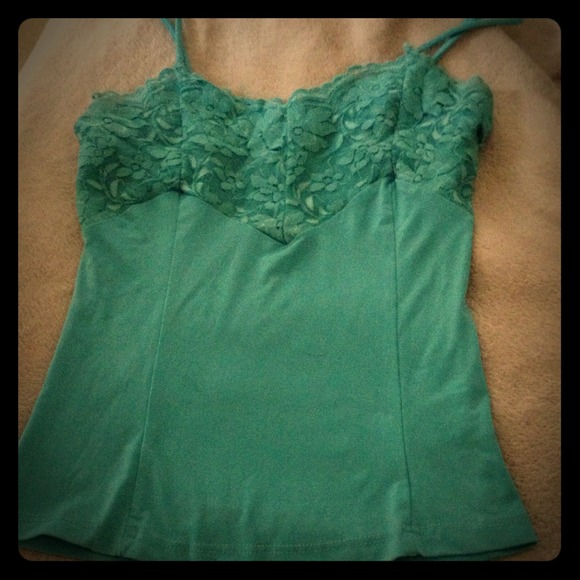 Turquoise dress top