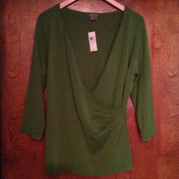 Ann Taylor wrap shirt, brand new with tags