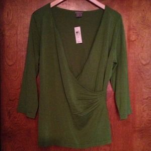 Ann Taylor wrap shirt, brand new with tags