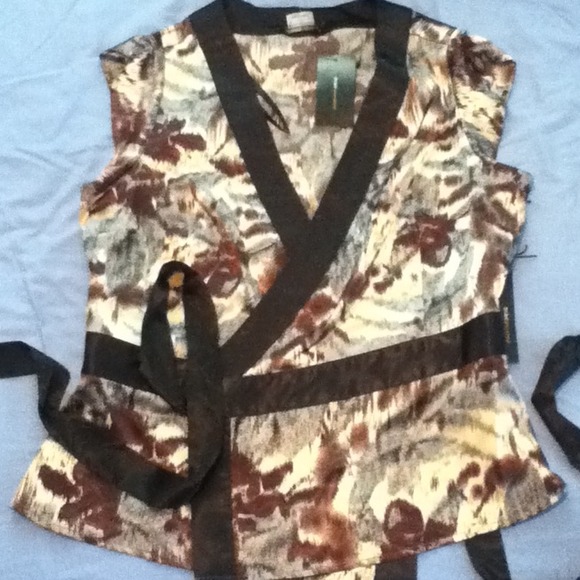 BCBG Silky Kimono Top