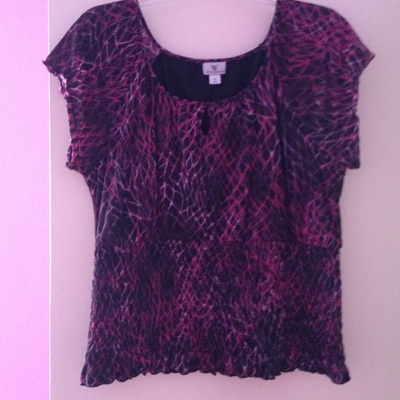 Bundle for sarajan - Pink and black top - JcPenny