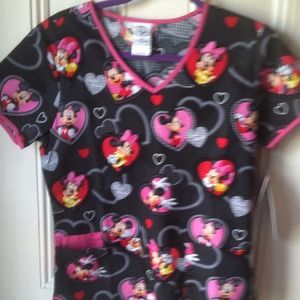 Disney Mickey Mouse scrub top~reserved!!!!