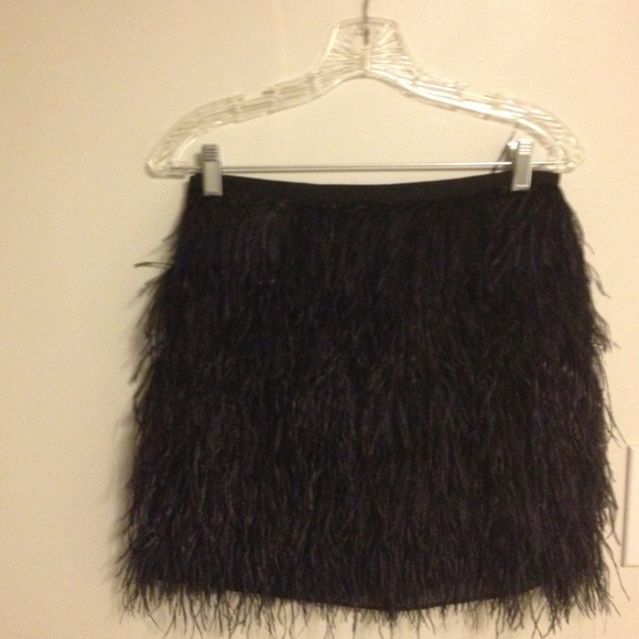 Michael Kors Ostrich Feather Skirt