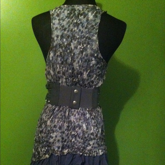 Gray print dress NEW!!!reduced - Picture 2 of 2