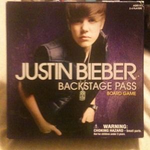 Justin Bieber board game.