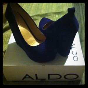 Sale Aldo💯💯  dark purple wedges