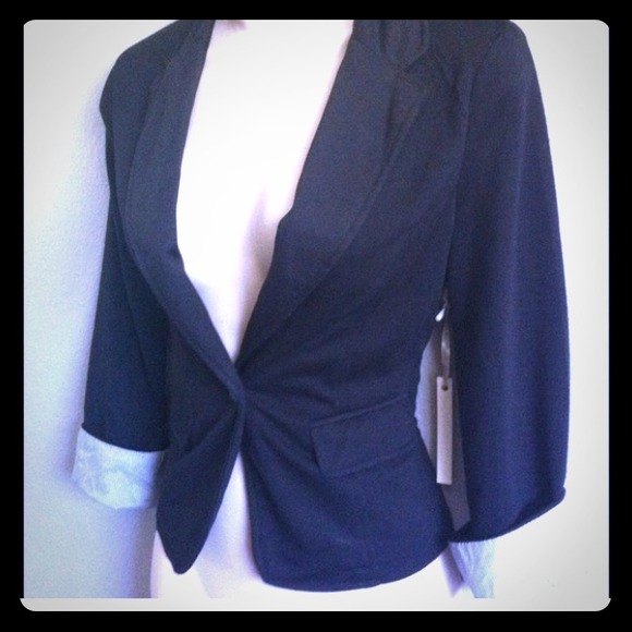 Simple Black Blazer