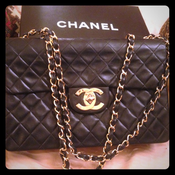 CHANEL Handbags - SOLD SOLD Vintage CHANEL Jumbo Classic Flap