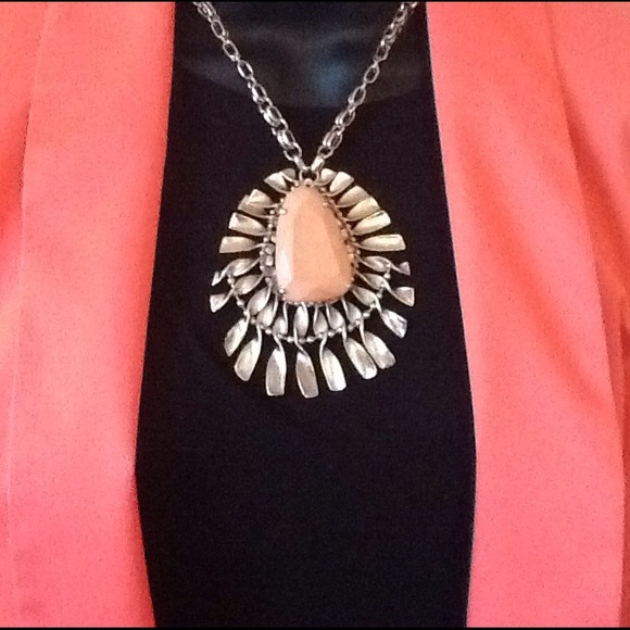 Coral Statement Necklace - Picture 4 of 4