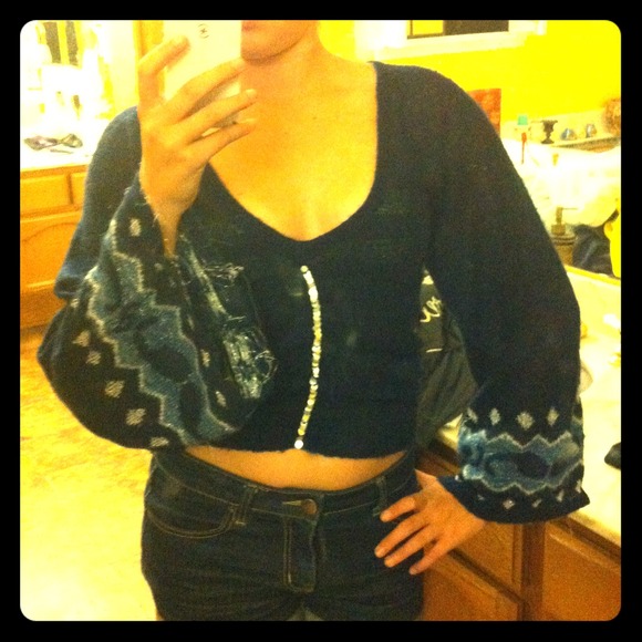 Miss sixty limited edition navy sweater