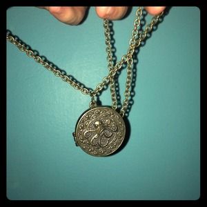 Brass octopus pendant with opening