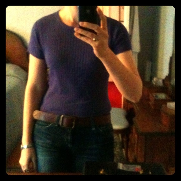 Purple knit Limited shirt
