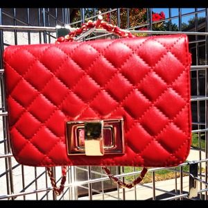 Small Red Cross Body purse