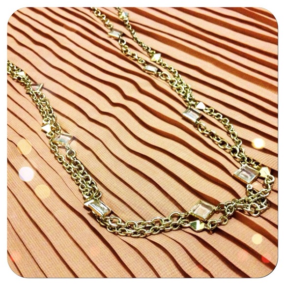 SOLD! Double Strand Gold Chain Necklace