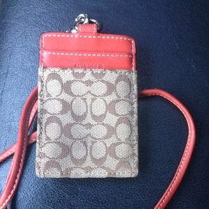Coach badge holder