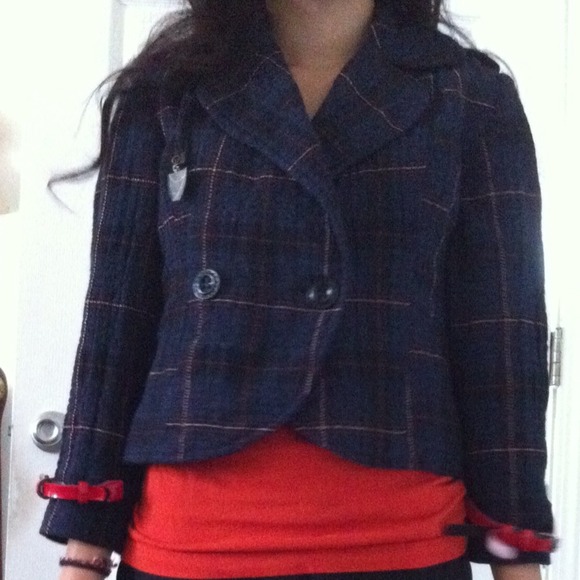 Plaid Wool Jacket