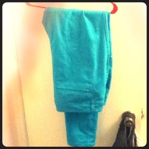 💢REDUCED💢F21 teal skinny leg jeans