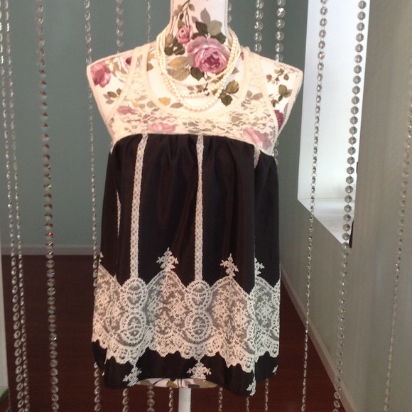 Baby doll lace tank