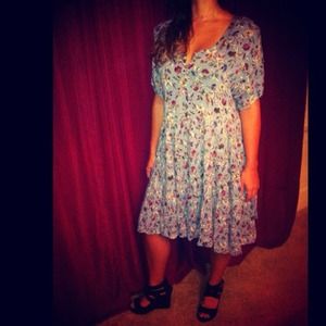 Vintage baby doll floral dress