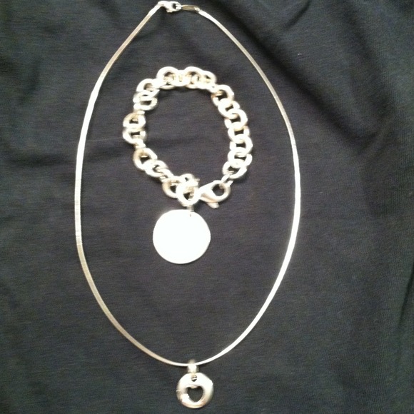 Tiffany sterling heart necklace