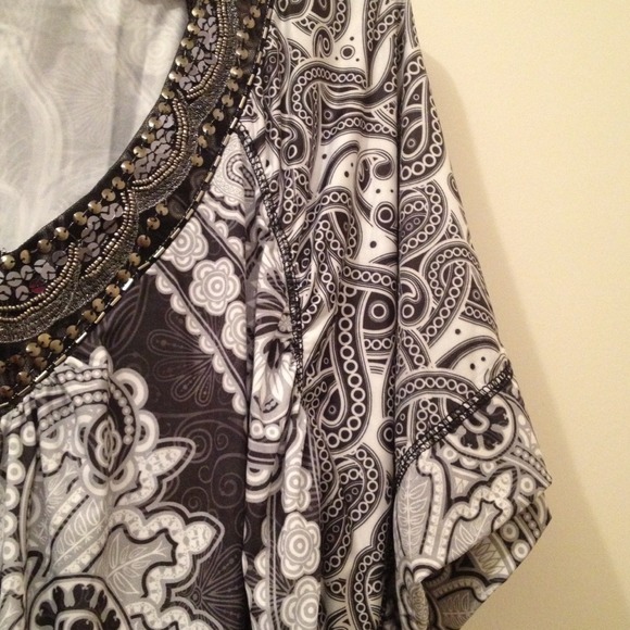 ✋Resv Crede✋NWT Oneworld short sleeve top - Picture 3 of 4