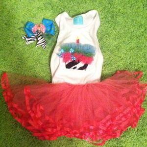 Mudpie Toddler b-day tutu