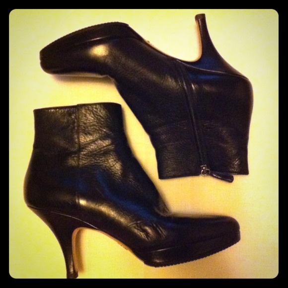 SOLD...Prada ankle boots.