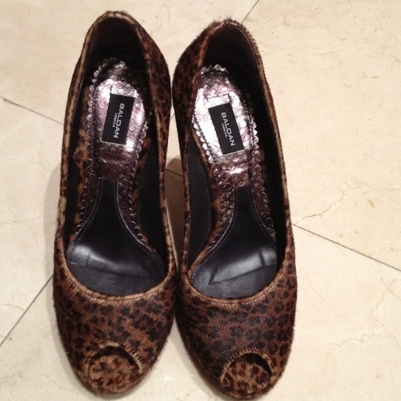 BALDAN Leopard  platforms Shoe