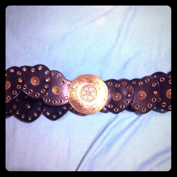 Leather belt