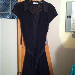 Black Calvin Klein dress