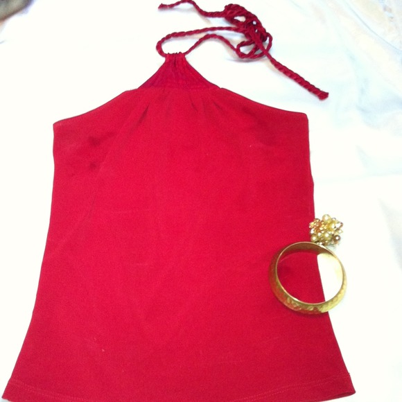 Sold !!!Red halter Top