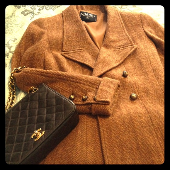 CHANEL Jackets & Blazers - Authentic Chanel brown tweed blazer