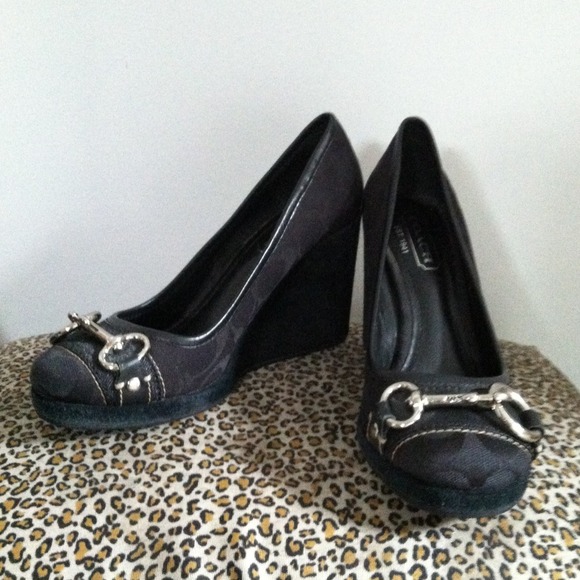 COACH Signature Wedges