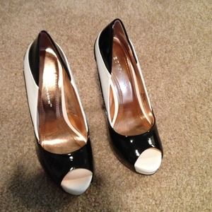 Black & white heels.