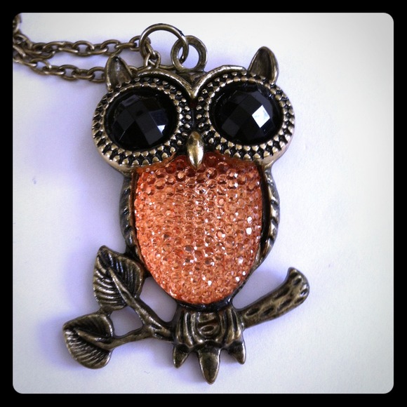 ✴SOLD✴ Adorable owl chain necklace