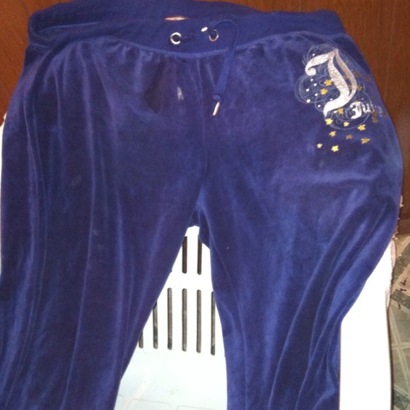 Velour sweat pants