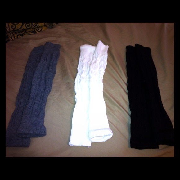 3 Pairs of Legwarmers