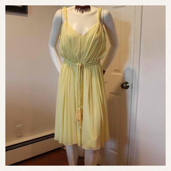 Grecian style,  Yellow dress