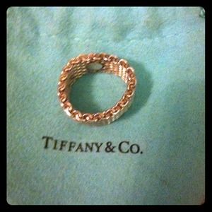 RESERVED Tiffany & Co somerset mesh ring