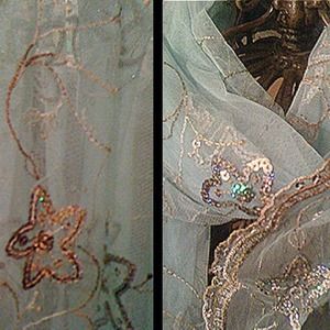 💙•N. & N.W. SHEER OCEAN BLUE SCARF💙