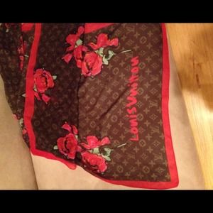 Louis Vuitton scarf.