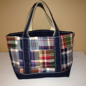 Last Week in Closet!! LL Bean Patchwork Mini-Tote