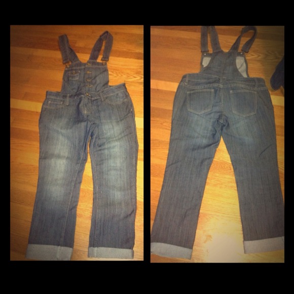 Denim overalls