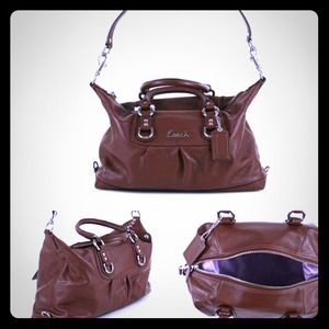 💳 SOLD 💳Authentic COACH Ashley Satchel