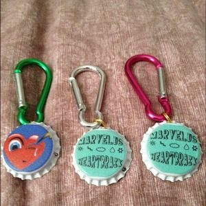 Mh bottle cap KEYCHAINS .
