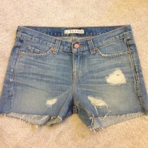J Brand Distressed Denim Shorts Neptune Wash (25)