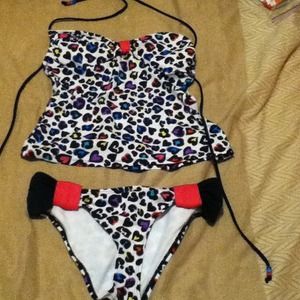 Colorful bathing suit